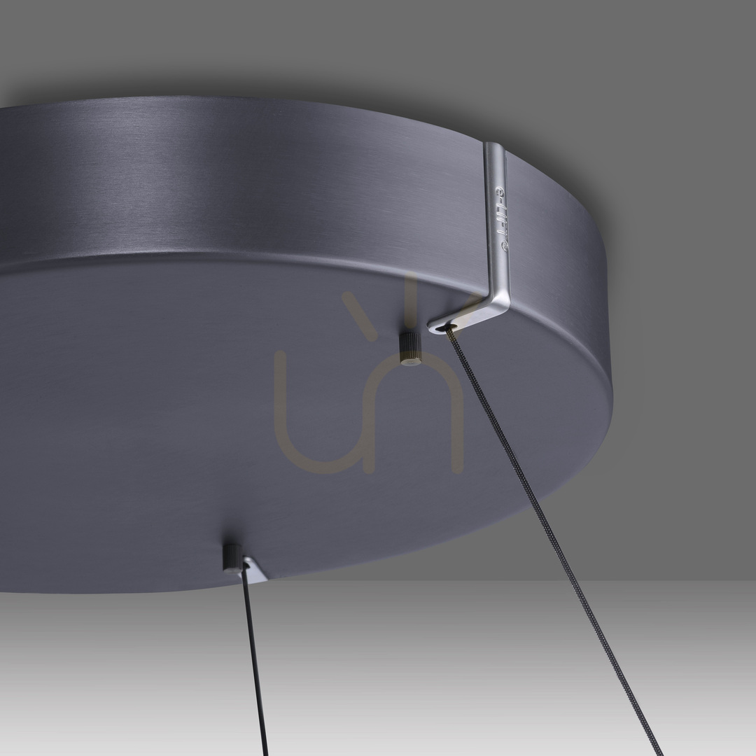Wyświetl Lampa Wisząca PURE E-LOOP 2550-15 Szary 2xLED Lampa Wisząca PURE E-LOOP 2550-15 Szary 2xLED