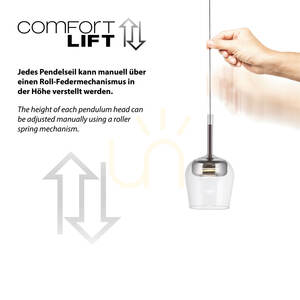 Lampa Wisząca Q-KON 2741-21 Srebrny 1xLED small 6