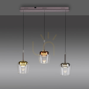 Lampa Wisząca Q-KON 2742-70 Wielokolorowy 3xLED 11 Lampa Wisząca Q-KON 2742-70 Wielokolorowy 3xLED small 11
