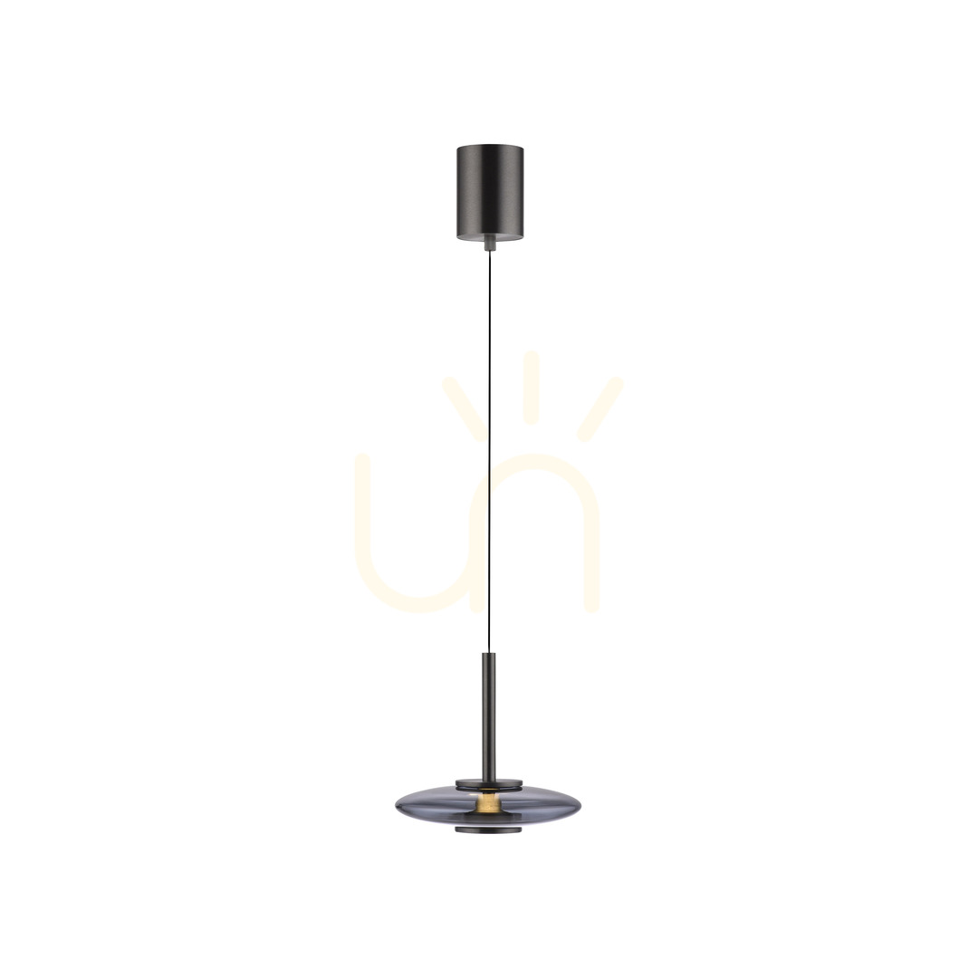 Obejrzyj Lampa Wisząca PURE VITRUM 2053-15 Szary 2xLED Lampa Wisząca PURE VITRUM 2053-15 Szary 2xLED
