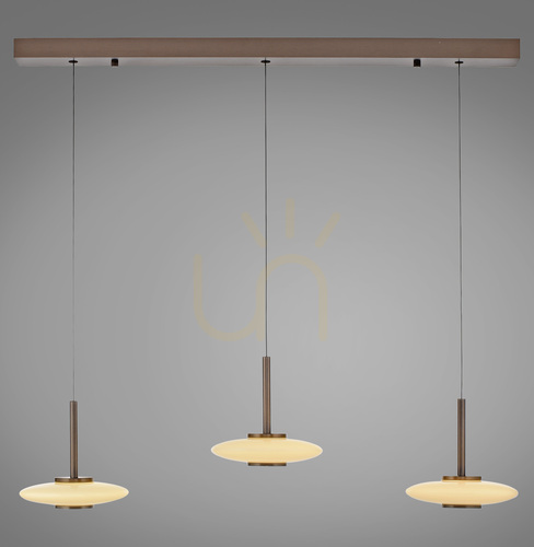 Sprawdź Lampa Wisząca PURE VITRUM 2083-34 Brązowy 6xLED