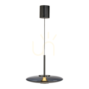Lampa wisząca Paul Neuhaus PURE E-Vitrum 2084-15 szara 2xLED, z elektryczną regulacją wysokości small 18