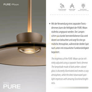 Lampa Wisząca PURE MOON 2191-97 Brązowy 2xLED small 3