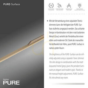 Lampa Wisząca PURE SURFACE 2302-97 Brązowy 1xLED 4 Lampa Wisząca PURE SURFACE 2302-97 Brązowy 1xLED small 4