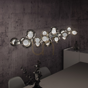 Lampa Wisząca PURE E-POPUP 2557-15 Szary 18xLED small 20