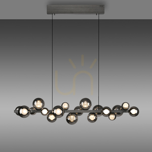 Lampa Wisząca PURE E-POPUP 2557-15 Szary 18xLED small 24