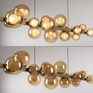 Lampa Wisząca PURE E-POPUP 2557-97 Złoty 18xLED small 21