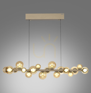 Lampa Wisząca PURE E-POPUP 2557-97 Złoty 18xLED small 0