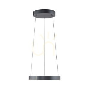 Lampa Wisząca PURE E-CLIPSE 2560-15 Szary 2xLED small 20
