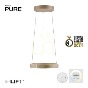 Lampa Wisząca PURE E-CLIPSE 2560-97 Brązowy 2xLED small 1