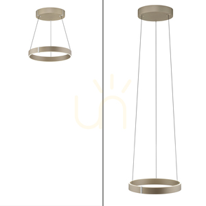 Lampa Wisząca PURE E-CLIPSE 2560-97 Brązowy 2xLED small 17