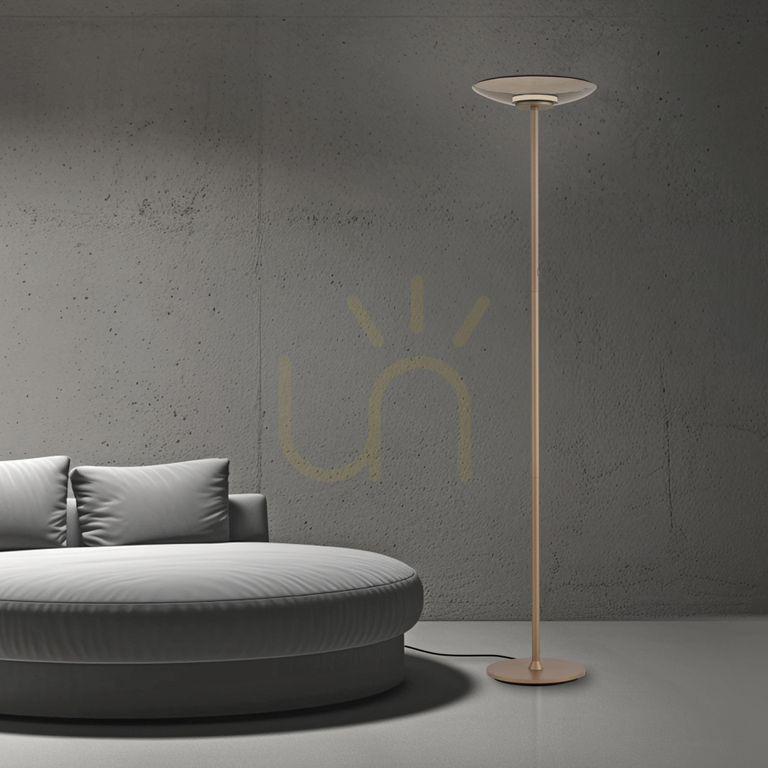 Obejrzyj Lampa Podłogowa PURE MOON 594-97 Brązowy 2xLED Lampa Podłogowa PURE MOON 594-97 Brązowy 2xLED