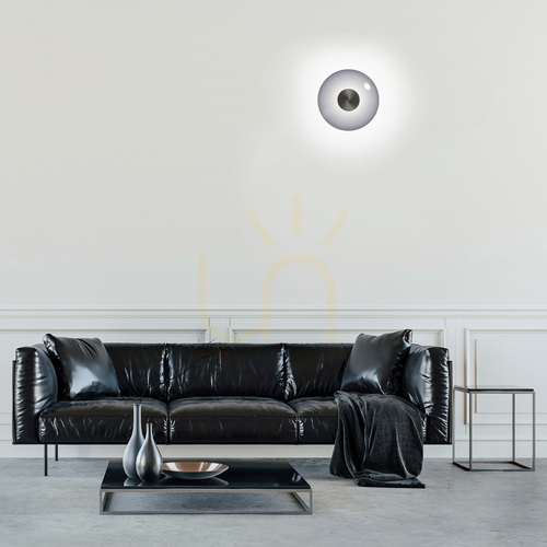 Sprawdź Kinkiet i plafon LED Paul Neuhaus PURE VITRUM 6082-15, szary, szkło dymione, 22 cm