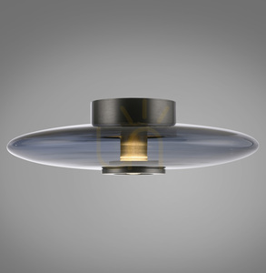 Plafon PURE VITRUM 6083-15 Szary 2xLED small 11