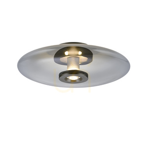 Plafon PURE VITRUM 6083-15 Szary 2xLED small 20