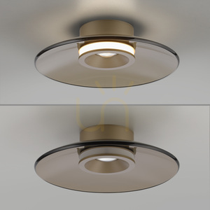 Plafon PURE MOON 6094-97 Brązowy 2xLED small 17