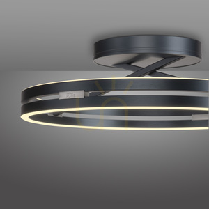 Plafon Paul Neuhaus PURE Loop 6552-15 szary 2xLED small 12
