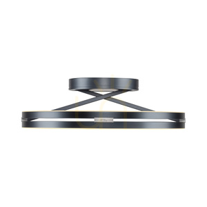 Plafon Paul Neuhaus PURE Loop 6552-15 szary 2xLED small 17