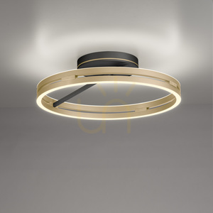 Plafon PURE LOOP 6552-68 Czarny 2xLED small 13