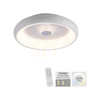 Plafon VERTIGO 14384-16 Biały 1xLED 1 Plafon VERTIGO 14384-16 Biały 1xLED small 1