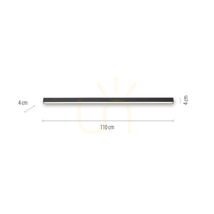 Plafon PURE-LINES 6021-13 Antracyt 1xLED small 7
