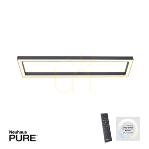 Plafon PURE-LINES 6023-13 Antracyt 1xLED small 1