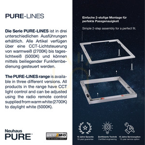 Plafon PURE-LINES 6023-13 Antracyt 1xLED small 3
