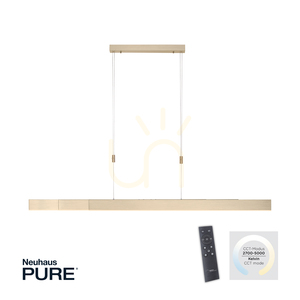 Lampa Wisząca PURE-MOTO 2525-60 Mosiądz 3xLED small 1