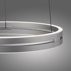 Lampa Wisząca PURE E-LOOP 2550-95 Srebrny 2xLED small 10