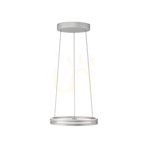 Lampa Wisząca PURE E-LOOP 2550-95 Srebrny 2xLED small 16