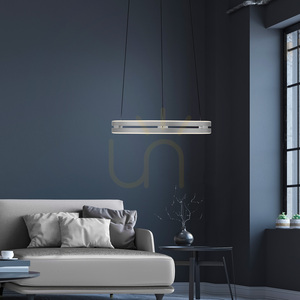 Lampa Wisząca PURE E-LOOP 2550-95 Srebrny 2xLED small 2