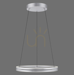 Lampa Wisząca PUREE-LOOP 2551-95 Srebrny 2xLED small 0