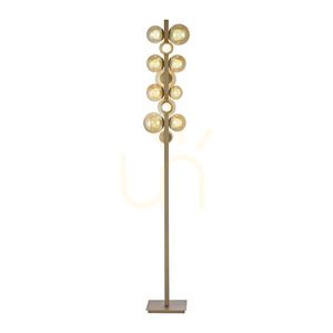 Lampa podłogowa Paul Neuhaus PURE Popup 557-97, brązowa, szkło bursztynowe, LED CCT small 14