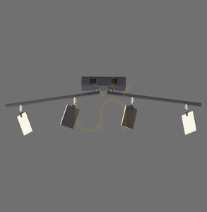 Plafon PURE-MIRA 6356-18 Czarny 4xLED small 0
