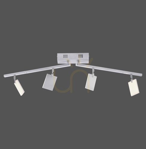 Sprawdź Plafon PURE-MIRA 6356-95 Srebrny 4xLED