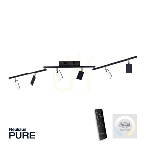 Plafon PURE-MIRA 6358-18 Czarny 6xLED small 1