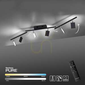 Plafon PURE-MIRA 6358-18 Czarny 6xLED small 11