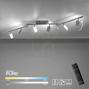 Plafon PURE-MIRA 6358-95 Srebrny 6xLED 10 Plafon PURE-MIRA 6358-95 Srebrny 6xLED small 10