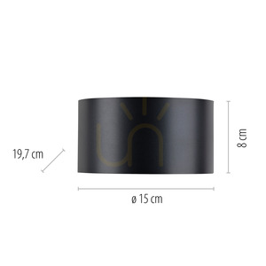 Kinkiet PURE CLIPSE 8561-15 Szary 2xLED 8 Kinkiet PURE CLIPSE 8561-15 Szary 2xLED small 8