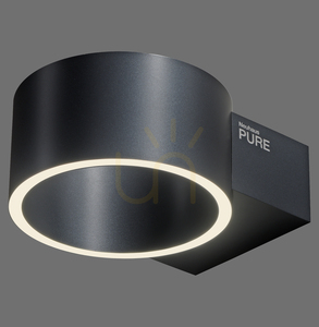Kinkiet PURE CLIPSE 8561-15 Szary 2xLED 0 Kinkiet PURE CLIPSE 8561-15 Szary 2xLED small 0