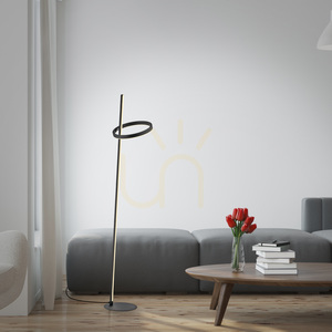 Lampa Podłogowa RITUS 15397-18 Czarny 2xLED 2 Lampa Podłogowa RITUS 15397-18 Czarny 2xLED small 2
