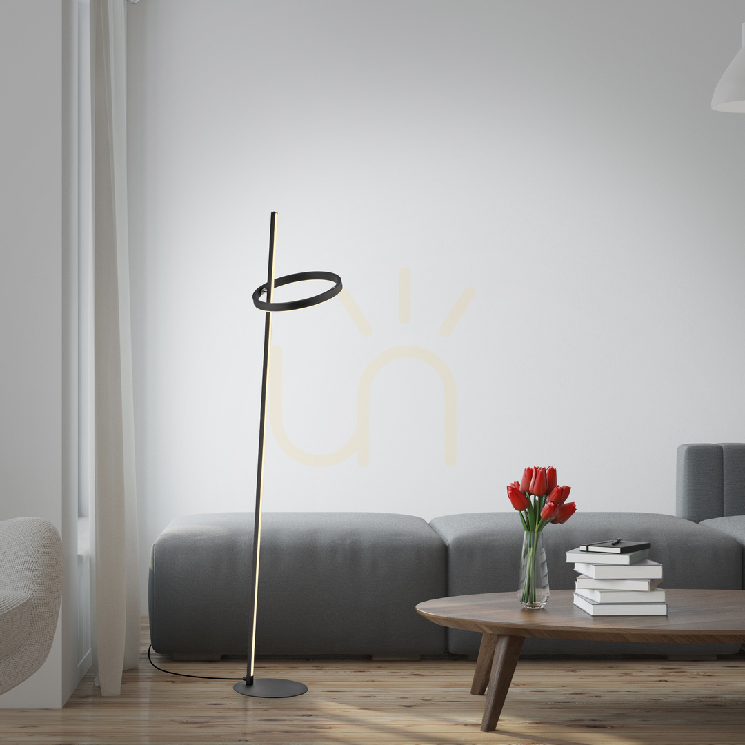 Obejrzyj Lampa Podłogowa RITUS 15397-18 Czarny 2xLED Lampa Podłogowa RITUS 15397-18 Czarny 2xLED