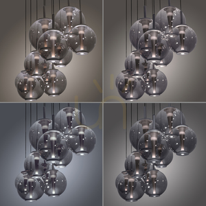 Lampa Wisząca PURE E-INFINITY 2221-15 Szary 10xLED small 4