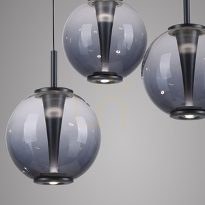 Lampa Wisząca PURE E-INFINITY 2221-15 Szary 10xLED small 6