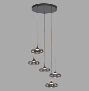 Lampa Wisząca POSH 15694-15 Szary 5xLED 0 Lampa Wisząca POSH 15694-15 Szary 5xLED small 0