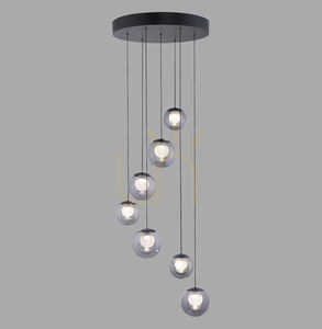 Lampa Wisząca PURE POPUP 2587-15 Szary 7xLED 3 Lampa Wisząca PURE POPUP 2587-15 Szary 7xLED small 3