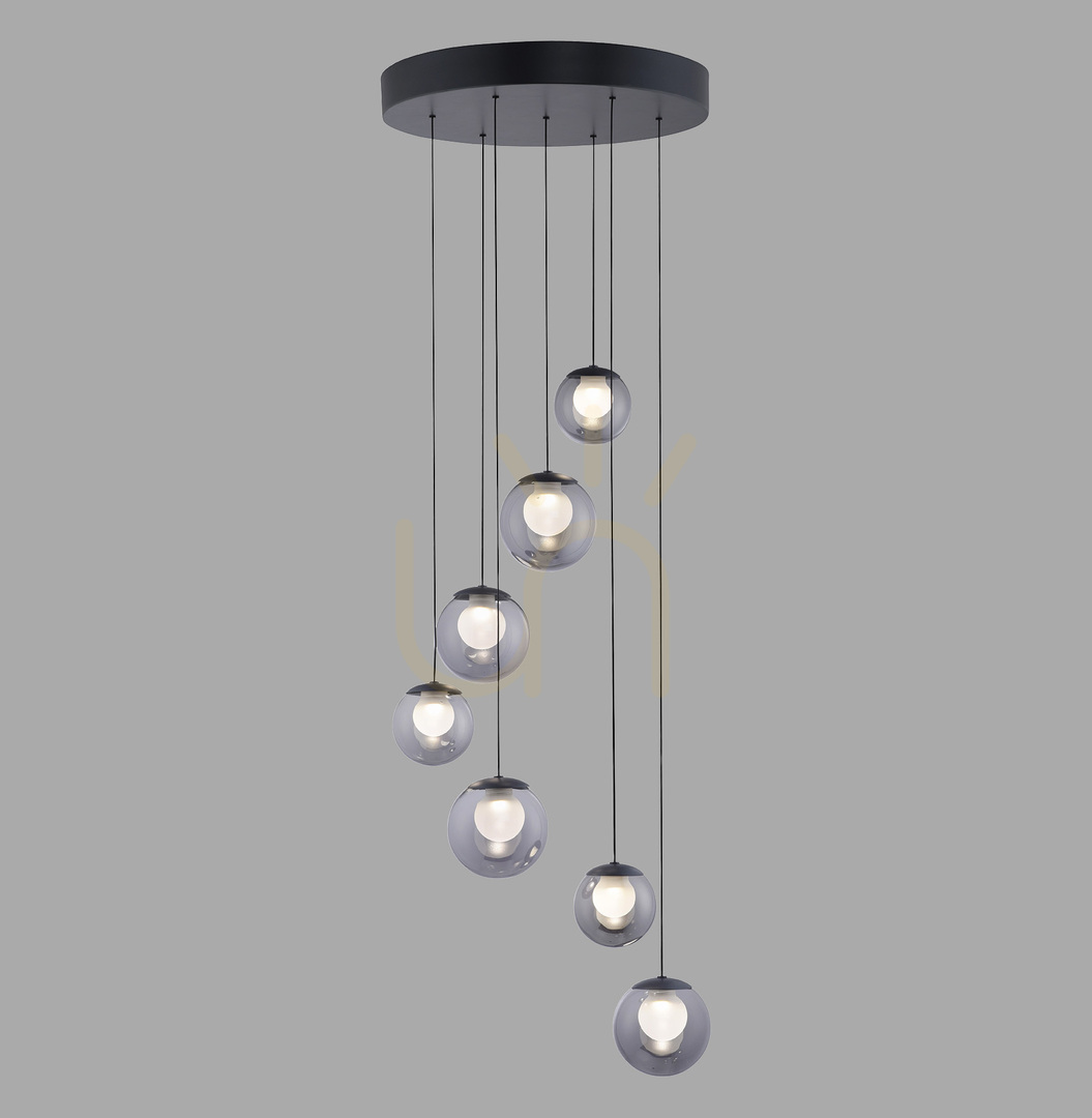 Wyświetl Lampa Wisząca PURE POPUP 2587-15 Szary 7xLED Lampa Wisząca PURE POPUP 2587-15 Szary 7xLED