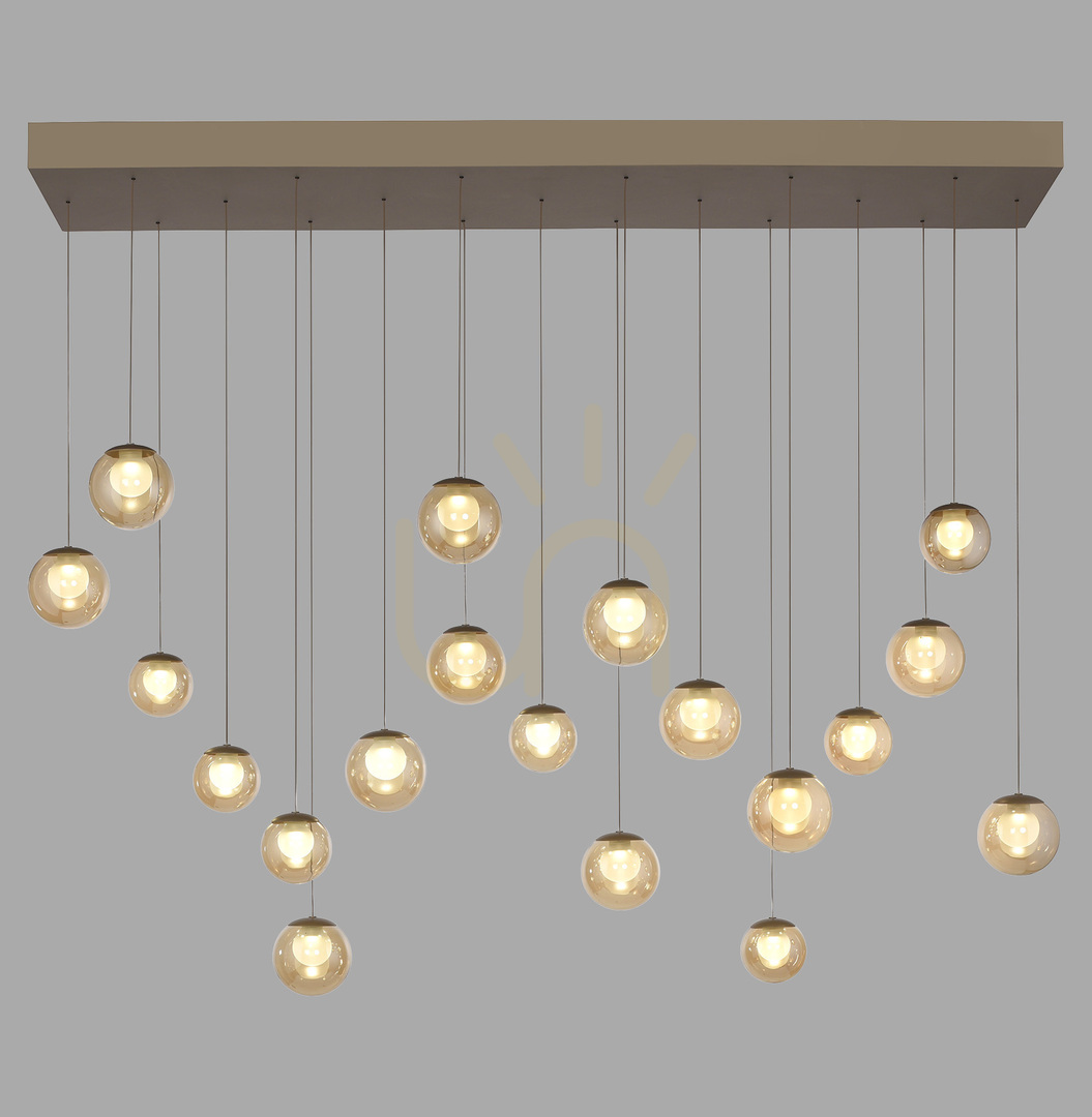 Sprawdź Lampa Wisząca PURE POPUP 2589-97 Brązowy 19xLED Lampa Wisząca PURE POPUP 2589-97 Brązowy 19xLED