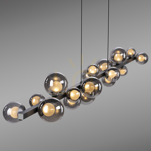 Lampa Wisząca PURE E-POPUP 2558-15 Szary 18xLED small 4
