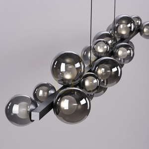 Lampa Wisząca PURE E-POPUP 2558-15 Szary 18xLED small 6